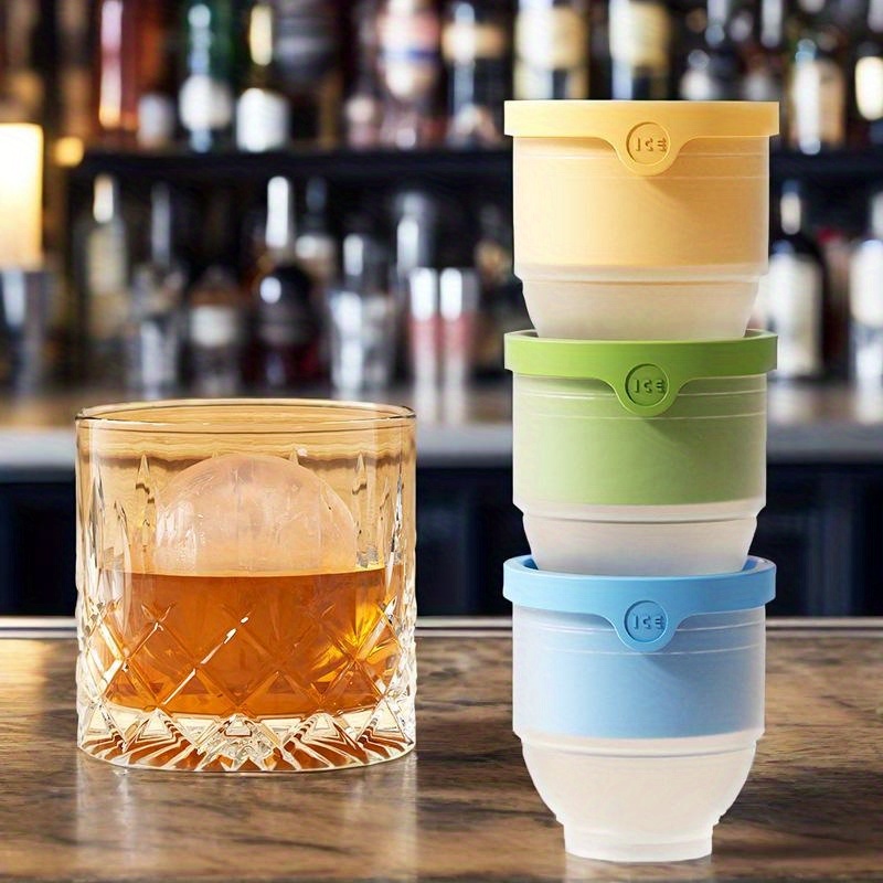 Coaster Mold Round - Ice Ball Moulds, Round Ice Cube