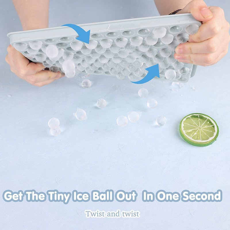 Mini Ice Cube Tray 104 Holes R - Coaster Mold Round ulasan dan harga