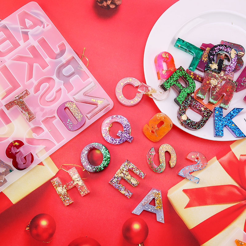 Alphabet Epoxy Resin Mold Kit  - Resin Jewelry Kit ulasan dan harga
