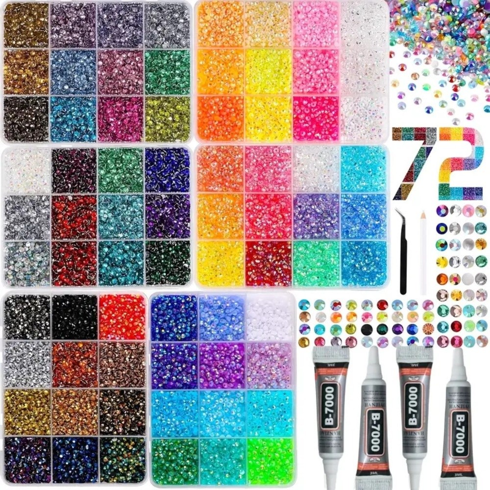 Multicolor Resin Rhinestone Ki - Resin Jewelry Kit ulasan dan harga