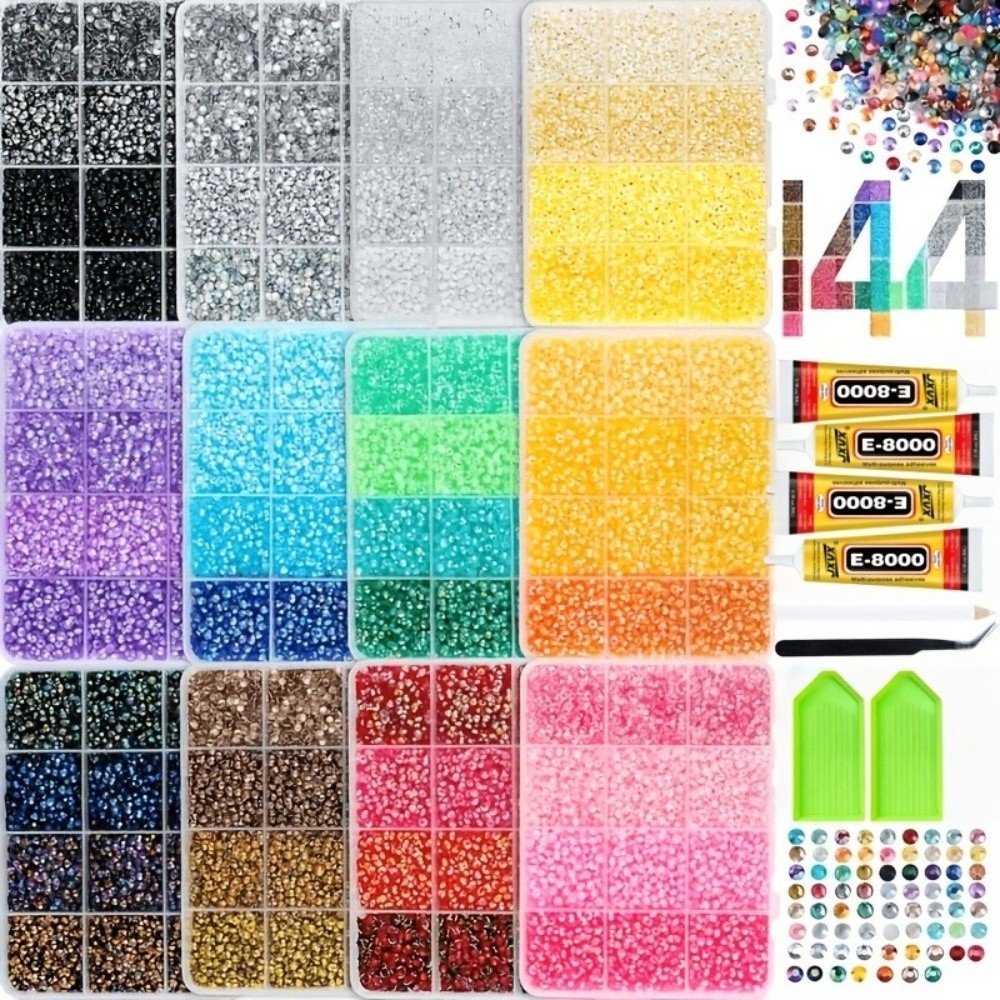 Multicolor Resin Rhinestone Ki - Resin Jewelry Kit ulasan dan harga