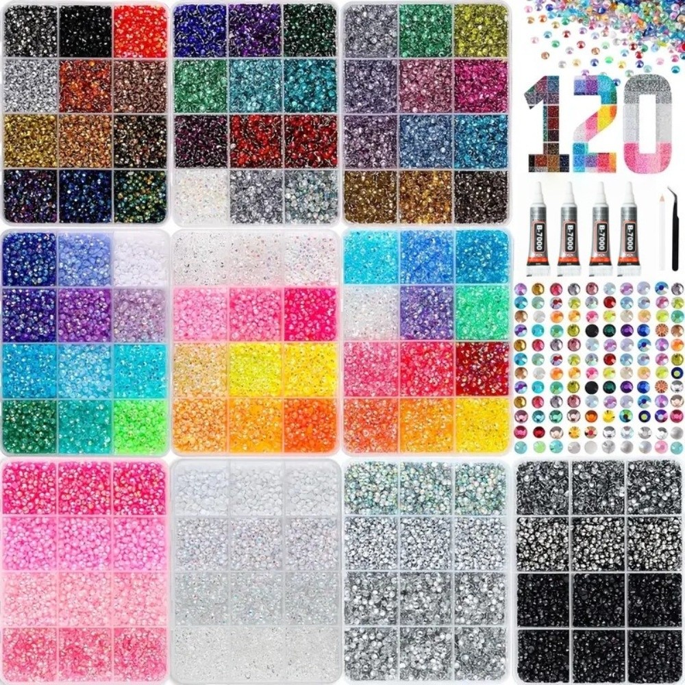 Multicolor Resin Rhinestone Ki - Resin Jewelry Kit ulasan dan harga