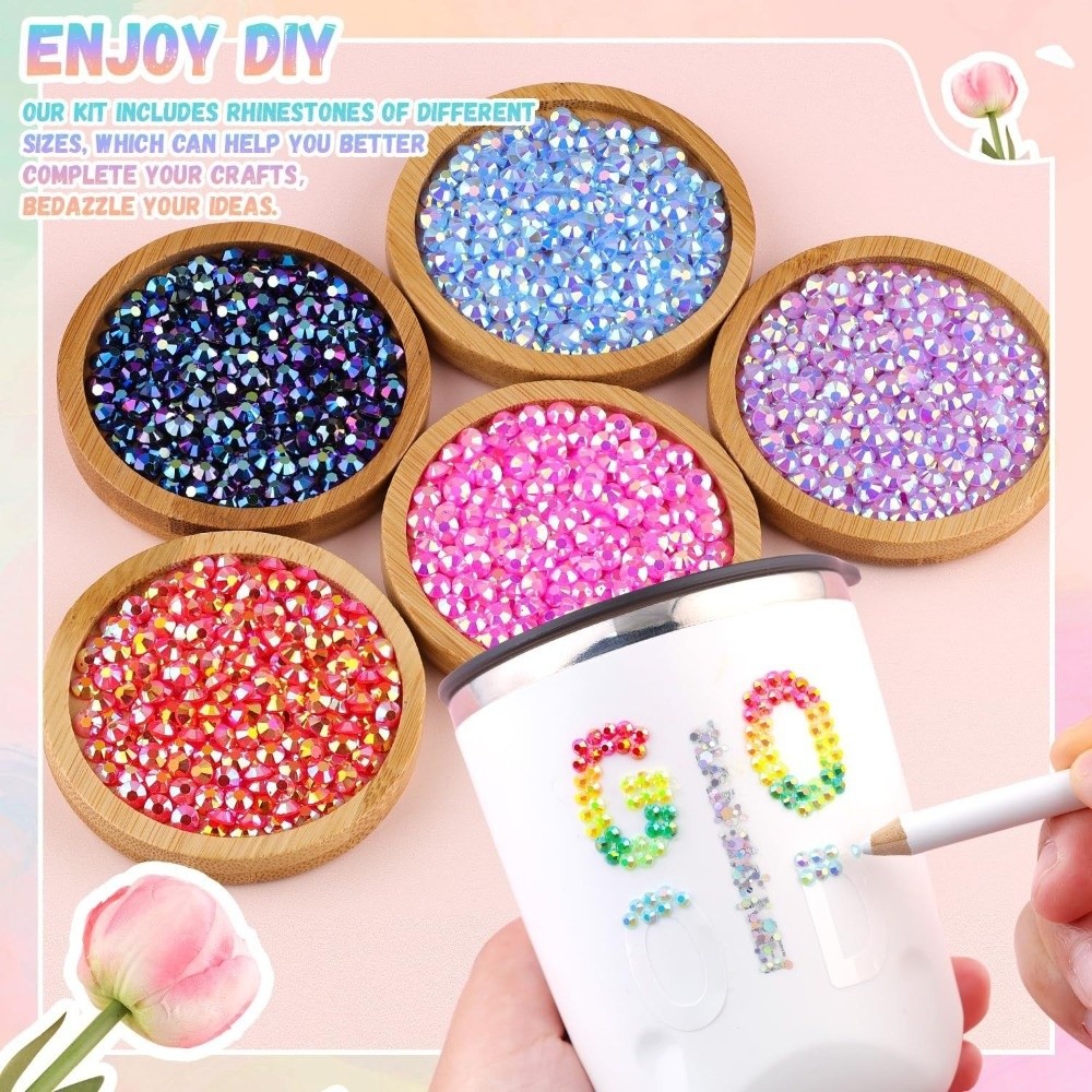 Multicolor Resin Rhinestone Ki - Resin Jewelry Kit ulasan dan harga