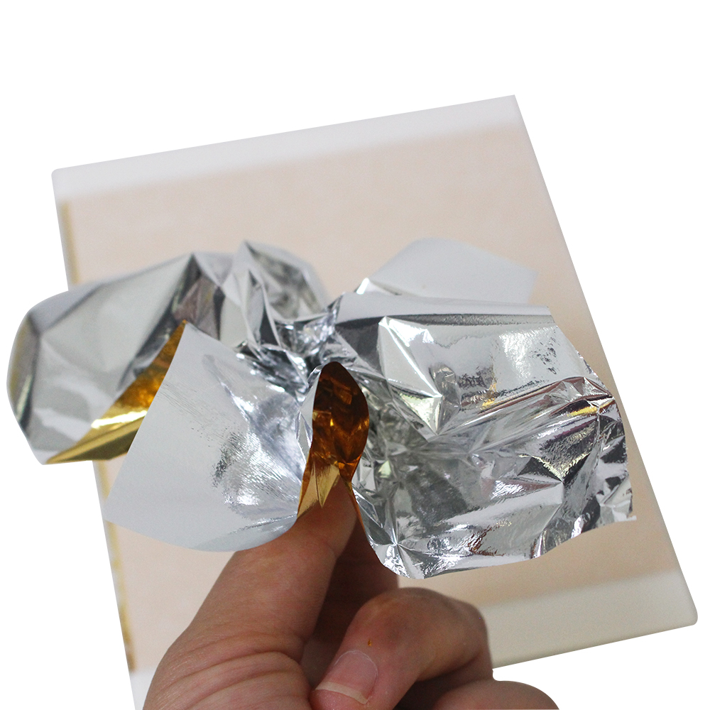 100pcs Imitation Gold Leaf Foi - Gold Foil Flakes ulasan dan harga