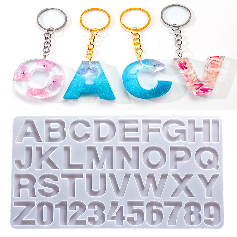 Alphabet Epoxy Resin Silicone  - Resin Jewelry Kit ulasan dan harga