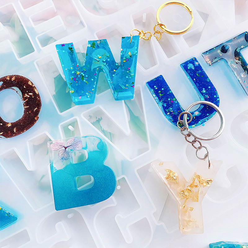 Alphabet Epoxy Resin Silicone  - Resin Jewelry Kit ulasan dan harga