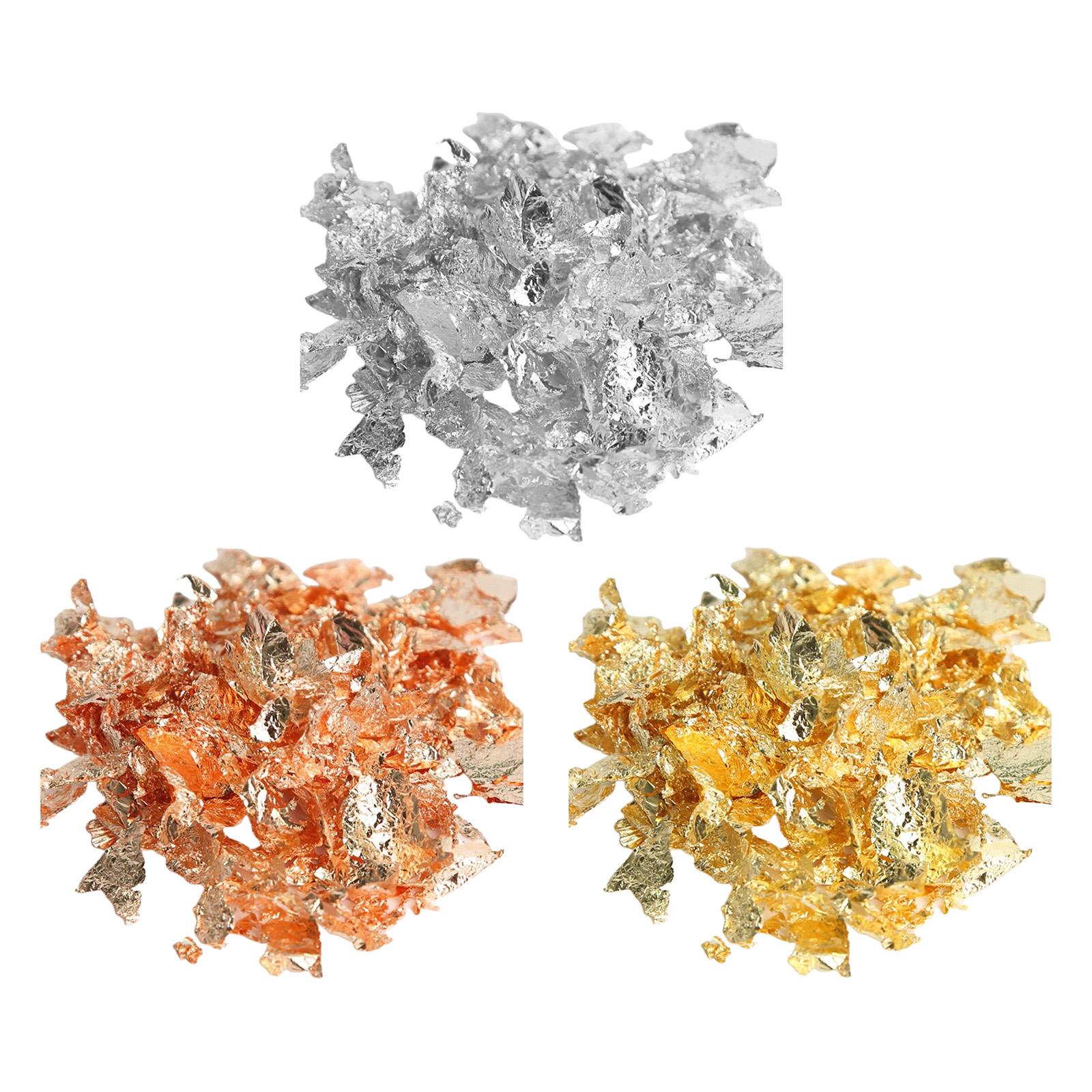 Metallic Flake, 20g Gold Flake - Gold Foil Flakes ulasan dan harga
