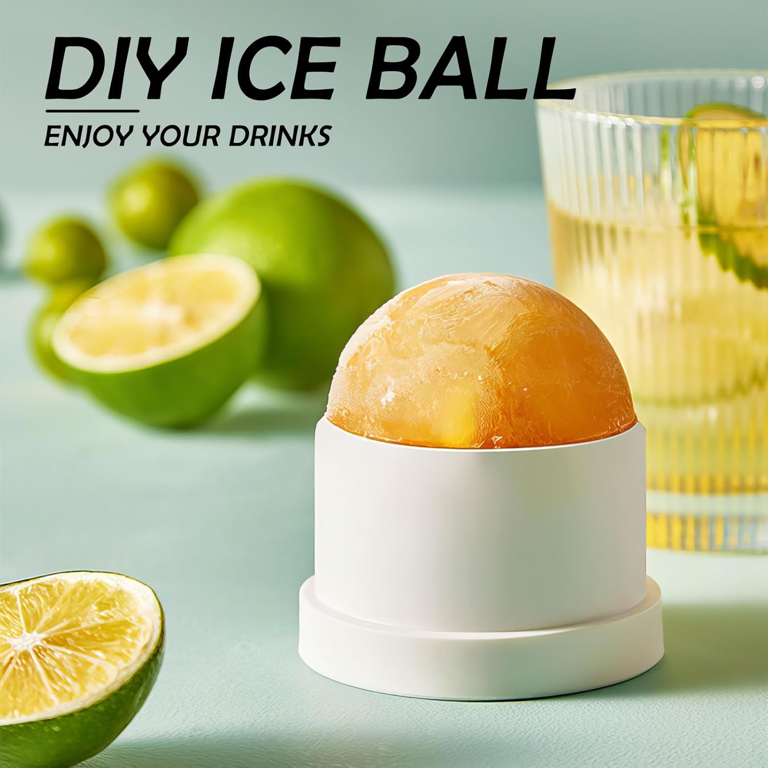 Large Round Silicone Ice Ball  - Coaster Mold Round ulasan dan harga
